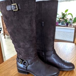 Lauren Ralph Lauren Tall Boots Size 8B Wide Calf